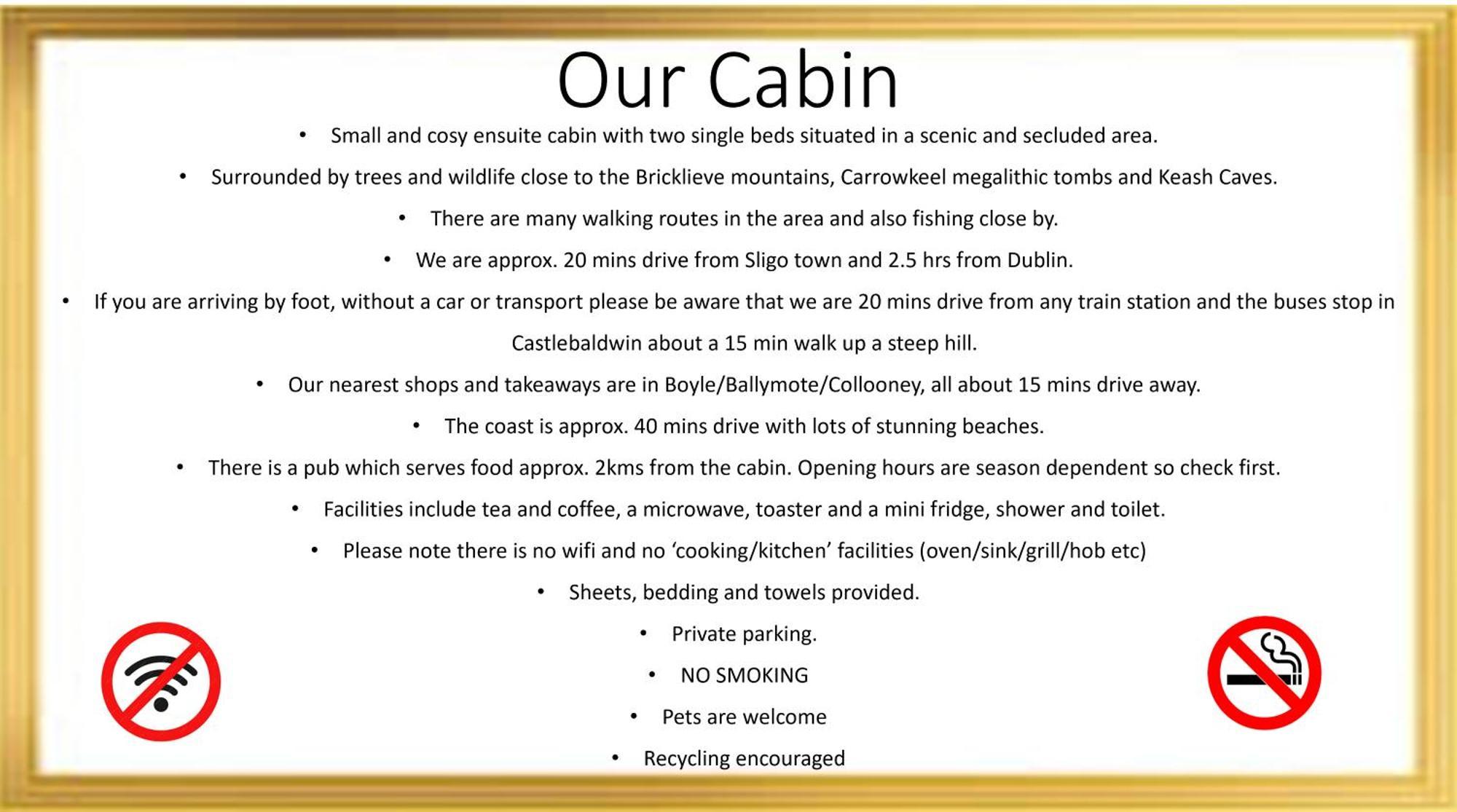 Carrowkeel Cabin Sligo Exteriör bild